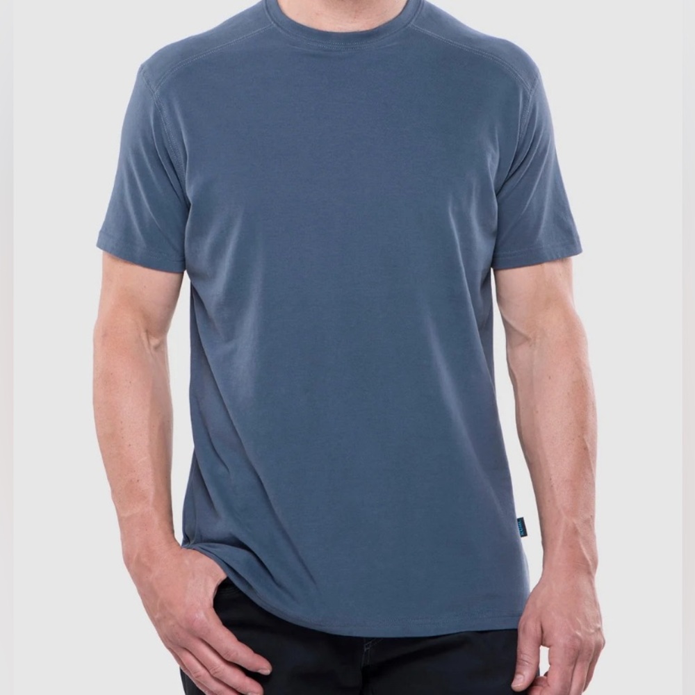 Kuhl Wildfibre Bravado Mens Cotton T-Shirt Size: XXL Color: Pirate Blue